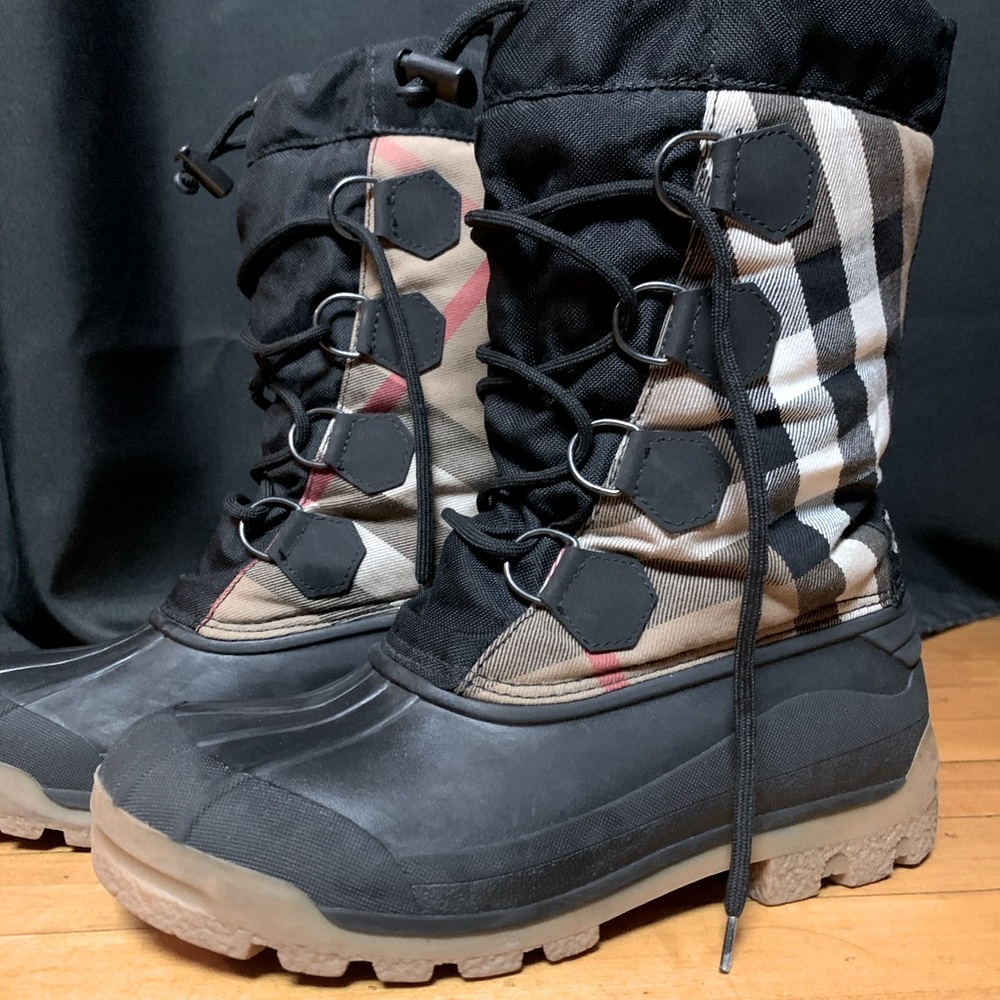 Burberry winter Nova Check Snow Boots